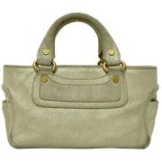 Celine Vintage Pre-owned Laeder handvskor Yellow, Dam