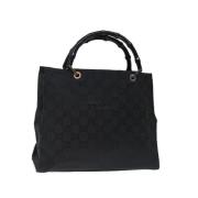 Gucci Vintage Pre-owned Nylon handvskor Black, Dam