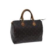 Louis Vuitton Vintage Pre-owned Canvas handvskor Brown, Dam