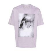 Lanvin Fototryck T-shirts och Polos Purple, Herr