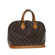 Louis Vuitton Vintage Pre-owned Canvas handvskor Brown, Dam