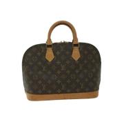 Louis Vuitton Vintage Pre-owned Canvas handvskor Brown, Dam