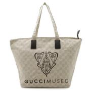 Gucci Vintage Pre-owned Canvas totevskor Beige, Dam