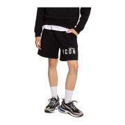 Dsquared2 Shorts med logotyp Black, Herr