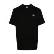 Kenzo Svart Tiger Patch Crew Neck Tröja Black, Herr