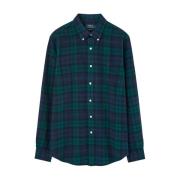 Ralph Lauren Rutiga Button-Down Skjortor Blue, Herr