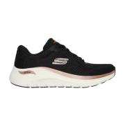 Skechers Beqväm Arch Fit Sneaker Black, Dam