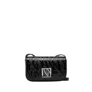 Armani Exchange Svart Axelväska Elegant Design Black, Dam