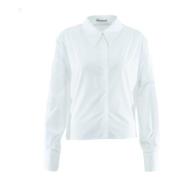 Drykorn Vit Blus, Klassisk Modell White, Dam