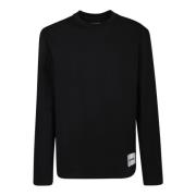 Jil Sander Svart Sweatshirt för Män Black, Herr