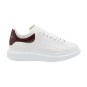 Alexander McQueen Vita Sneakers med Präglad Ödla White, Herr