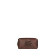 Etro Brun Paisley Jacquard Pouch Brown, Herr