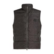 Etro Blå Quiltad Gilet med Paisley Print Blue, Herr