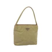 Prada Vintage Pre-owned Nylon prada-vskor Green, Dam