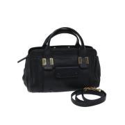 Chloé Pre-owned Pre-owned Laeder axelremsvskor Black, Dam