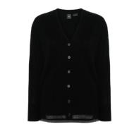 Pinko Stiliga Cardigans för alla tillfällen Black, Dam