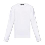 Dolce & Gabbana Tröja med broderat logotyp White, Herr