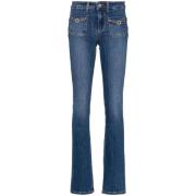 Liu Jo Blå Bootcut Denim Jeans Blue, Dam