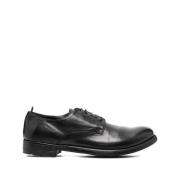 Officine Creative Svarta Platta Skor Elegant Stil Black, Herr