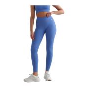 Aim'n Ribbed Seamless Tights Blue, Dam