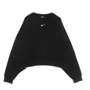 Nike Oversize Crewneck Sweatshirt Svart/Vit Black, Dam