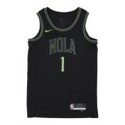 Nike Zion Williamson City Edition Basketball Tank Black, Herr