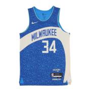 Nike Giannis Antetokounmpo City Edition Basketball Tank Top Blue, Herr