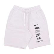 Nike Club+ French Terry Short Phantom White, Herr