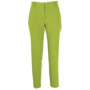 Pinko Elegant Chino Byxor med Hög Midja Green, Dam