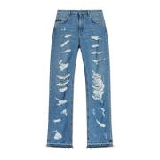 Dolce & Gabbana Jeans med logotyp Blue, Dam