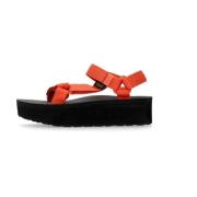 Teva Platform Sandal Tigerlily Vegan Women's Red, Dam