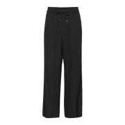 Kaffe Snygga Kamille Track Pants Svart Djup Black, Dam