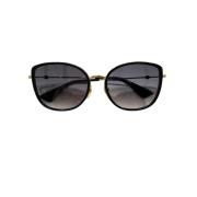 Gucci Vintage Pre-owned Plast solglasgon Black, Dam