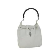 Gucci Vintage Pre-owned Laeder handvskor White, Dam