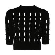 Liu Jo Svart Sweater Kollektion Black, Dam