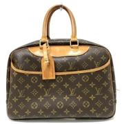 Louis Vuitton Vintage Pre-owned Canvas handvskor Brown, Dam