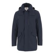 Woolrich Stilfull Jacka för Utomhusäventyr Blue, Herr