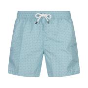 Fedeli Turkos Elefant Blomma Badshorts Green, Herr