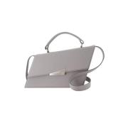 Acne Studios Pre-owned Pre-owned Laeder crossbodyvskor Gray, Dam