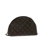 Louis Vuitton Vintage Pre-owned Canvas handvskor Brown, Dam