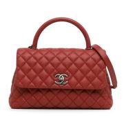 Chanel Vintage Pre-owned Laeder chanel-vskor Red, Dam