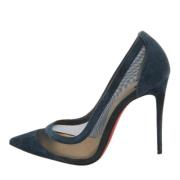 Christian Louboutin Pre-owned Pre-owned Mesh klackskor Blue, Dam