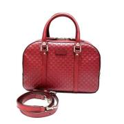 Gucci Vintage Pre-owned Laeder handvskor Red, Dam