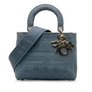 Dior Vintage Pre-owned Canvas dior-vskor Blue, Dam