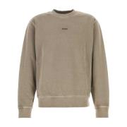 Boss Sage Green Bomullsweatshirt Green, Herr