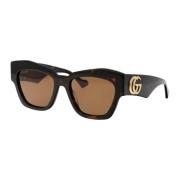 Gucci Stiliga solglasögon Gg1422S Brown, Dam