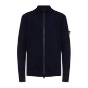 Stone Island Räfflad Kofta Blue, Herr