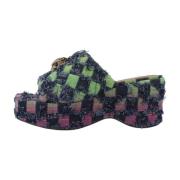 Kurt Geiger Kensington Wedge Mule Skor Multicolor, Dam