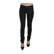 Costume National Stilren Slim Fit Skinny Denim Black, Dam