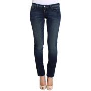 Costume National Slim Fit Skinny Bl Jeans Blue, Dam